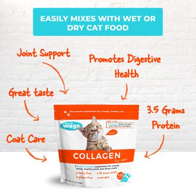 Collagen Cat Supplement, 4.2-oz bag