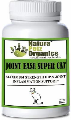 JOINT EASE MAX SUPER CAT* Suplemento para gatos con máxima potencia para la inflamación y las articulaciones de la cadera*, 150 unidades