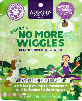 Bailey's No More Wiggles Dog & Cat Supplement, 2.71-oz bag