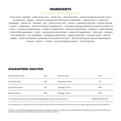 Skin + Coat Care Duck Recipe Dry Dog Food, 22-lb bag