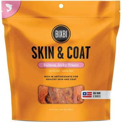 Premios para perros Skin & Coat de pollo seco, bolsa de 5 oz