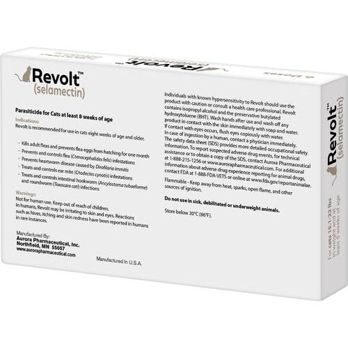 Solución tópica para gatos, 15.1-22 lbs, (caja gris topo), 6 dosis (suministro para 6 meses)