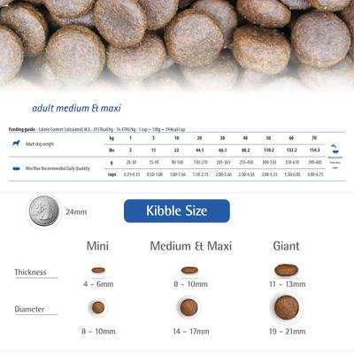 Alimento seco para perros N&D Ocean Canine Adult GMO-Free Salmon Cod Cantaloupe Maxi Giant, bolsa de 12 kg