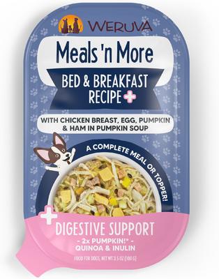 Meals 'n More Natural Wet Dog Food, Grandma's Chicken Soup Plus Digestive Support, 3.5-oz cup, 12 count