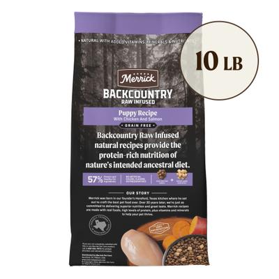 Backcountry Raw Infused Grain-Free Puppy Recipe Freeze-Dried Dog Food, 10-lb bag