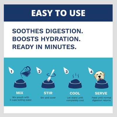 Alimento liofilizado para perros con arroz, pavo y batata, bolsa de 6 oz, 3 unidades