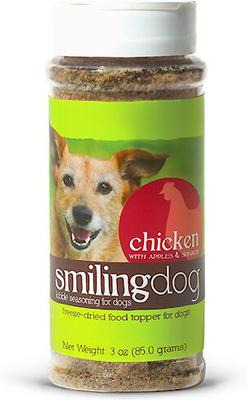 Smiling Dog Kibble Seasoning Wild-Caught Salmon Dog Food Topper, 6.2-oz jar
