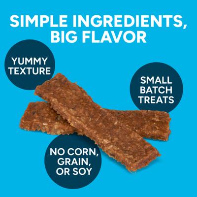Wag More Bark Less Smoked Salmon Grain-Free Jerky Dog Treats, 10-oz bag