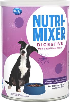 Nutri-Mixer Digestive Dog Food Topper, 12-oz jar