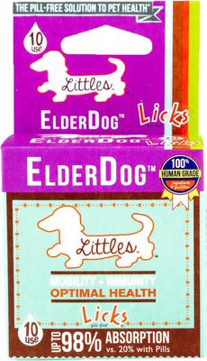 Littles ElderDog Chicken Flavored Supplement for X-Small & Small Breed Senior Dogs, 10 count