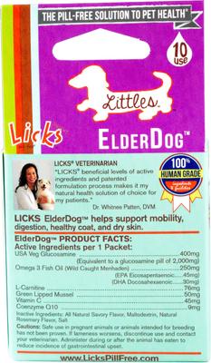Littles ElderDog Chicken Flavored Supplement for X-Small & Small Breed Senior Dogs, 10 count