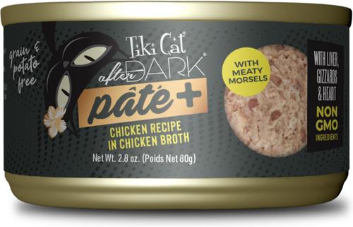 After Dark Pate+ Chicken Grain-Free Wet Cat Food 2.8-oz can, case of 6