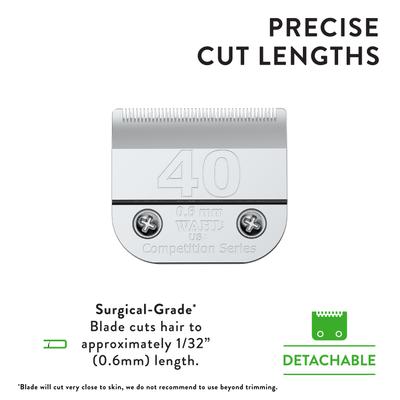 Juego de cuchillas desmontables de la serie Competition, tamaño 40