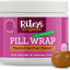 Delicious Peanut Butter & Probiotic Pill Wrap Dog Treat, 4.2-oz tub