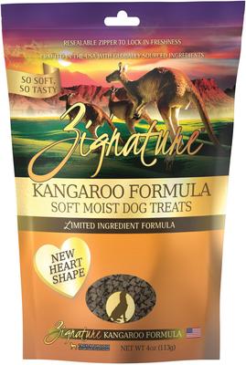 Kangaroo Flavored Soft Dog Treats, 4-oz bag