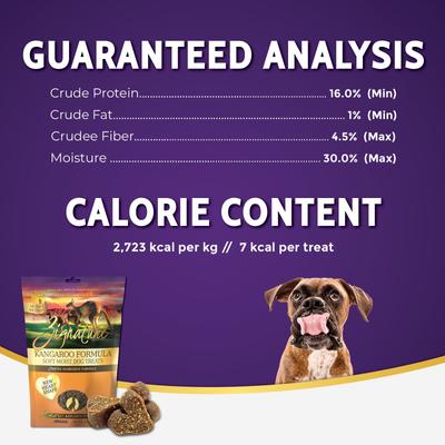 Kangaroo Flavored Soft Dog Treats, 4-oz bag