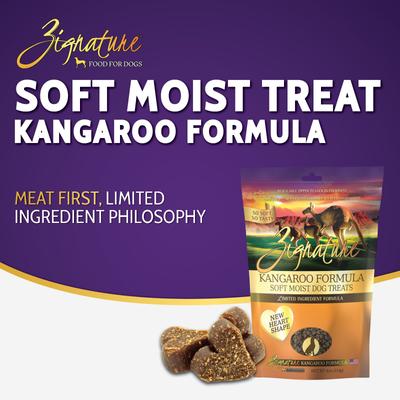 Kangaroo Flavored Soft Dog Treats, 4-oz bag