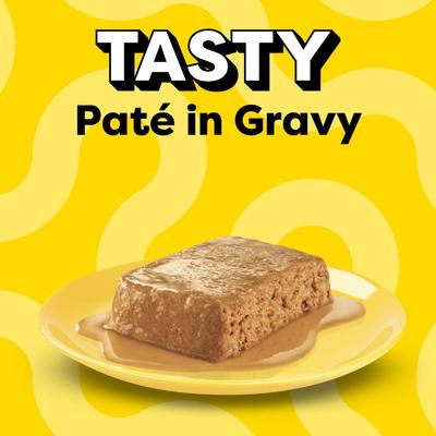 Pate in Gravy Flavor Variety Wet Cat Food, 3.5-oz tray, case of 12