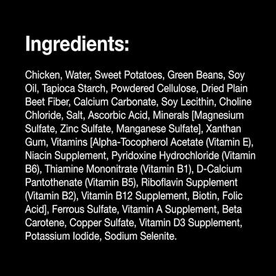 Wholesome Bowls - Alimento húmedo para perros con pollo, batata y judías verdes, bandeja de 3 oz, paquete de 20