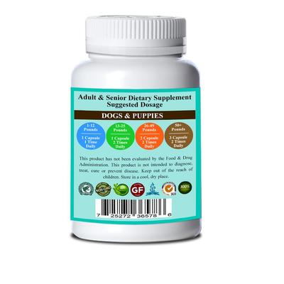 GLAND CANDY Omega 3 & 6 Lymphatic, Weight & Probiotic Immune Support* Dog Supplement, 150 count