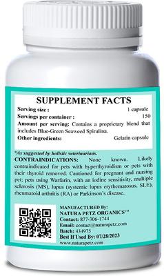 GLAND CANDY Omega 3 & 6 Lymphatic, Weight & Probiotic Immune Support* Dog Supplement, 150 count
