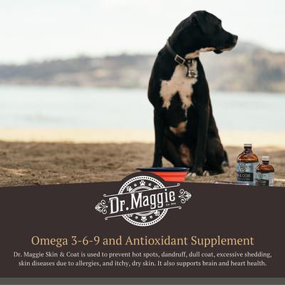 Dr. Maggie by NaturPet Inc. Skin & Coat Omega 3-6-9 for Cats & Dogs, 16-fl oz bottle