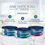Bundle: Blue Buffalo Tastefuls Chicken, Turkey & Chicken & Ocean Fish & Tuna Entrées Variety Pack Pate + Tuna, Chicken, Fish & Shrimp Entrées Variety Pack Flaked Wet Cat Food