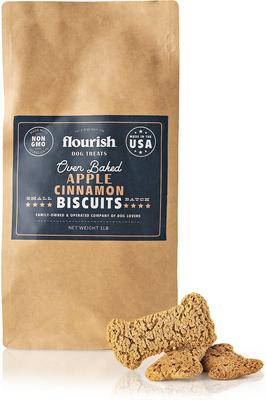 Galletas de mantequilla de maní y plátano para perros, bolsa de 1 lb