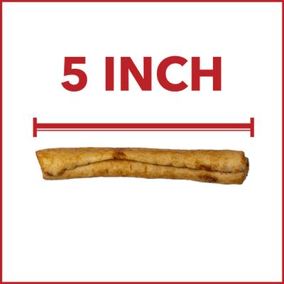 Beefhide Chip Rolls 5-inch Beef & Chicken Flavored Dehydrated Dog Hard Chews, 50 count