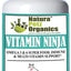 VITAMIN NINJA - OMEGA 3 & 6, Super Food, Immune & Multi-Vitamin Support Cat Supplement, 150 count
