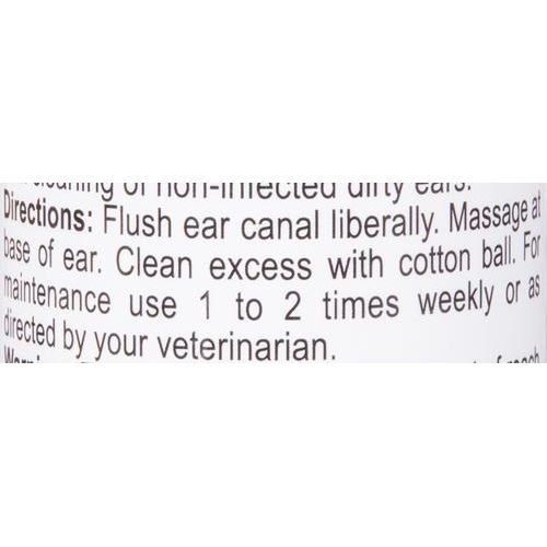 Limpiador de oídos para perros y gatos de calidad veterinaria, botella de 4 onzas líquidas