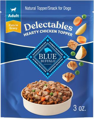 Delectables Beef Dinner Natural Wet Dog Food, 3-oz pouch, case of 24