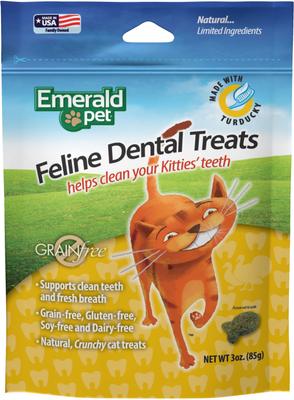 Feline Dental Treats with Turducky Cat Treats, 3-oz bag
