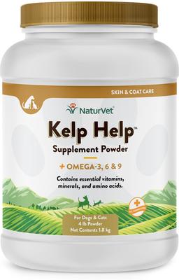 Kelp Help Plus Omegas Powder Supplement for Cats & Dogs, 4-lb