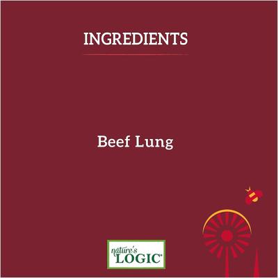 100% Natural Beef Lung Dehydrated Dog & Cat Treats, 1-lb bag