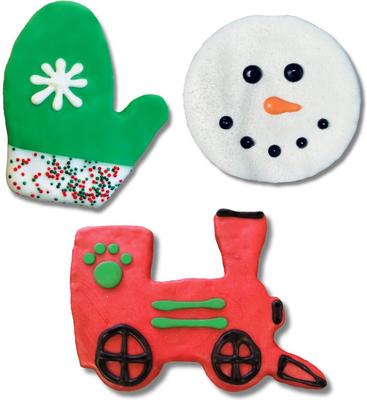 Galletas crujientes surtidas de mantequilla de maní y miel para perros Pawlar Express, 18 unidades