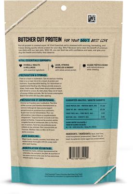 Bundle: Variety Pack - Vital Essentials Beef Nibs Freeze-Dried Raw Dog Treats, Beef Liver & Beef Tripe Flavors