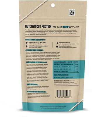 Bundle: Variety Pack - Vital Essentials Beef Nibs Freeze-Dried Raw Dog Treats, Beef Liver & Beef Tripe Flavors