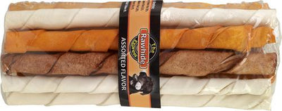 Twisted Sticks - Golosinas para perros con sabores surtidos, 15 unidades
