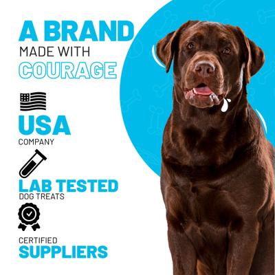 5-6" Beef Cheek Roll Beef Flavored Hard Chew Dog Treats, 4 Count