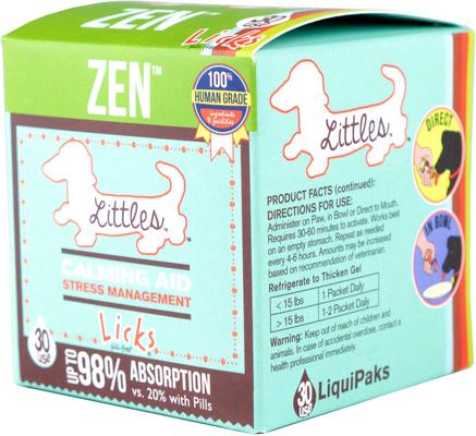 Pill-Free Littles ZEN Calming Roasted Chicken Flavor Dog Supplement, 30 count