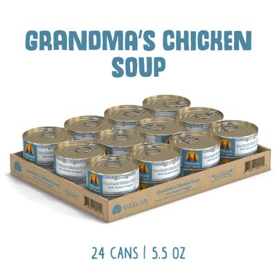 Grandma's Chicken Soup with Chicken & Veggies Grain-Free Canned Dog Food, 5.5-oz, case of 24