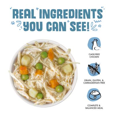 Grandma's Chicken Soup with Chicken & Veggies Grain-Free Canned Dog Food, 5.5-oz, case of 24