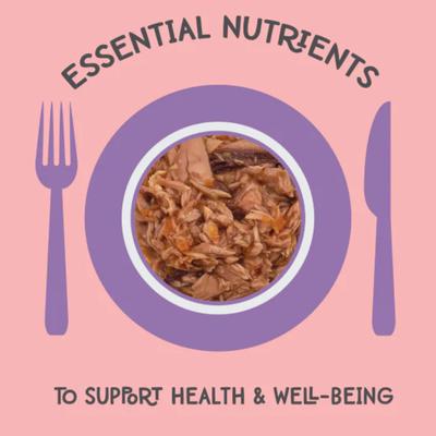 Tuna & Salmon Pate with Carrot Recipe Adult Grain-Free Wet Cat Food, 2.8-oz can, case of 12