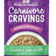Comida para gatos Carnivore Cravings Morsels'N'Gravy con receta de salmón y atún, bolsa de 2.8 oz, caja de 12