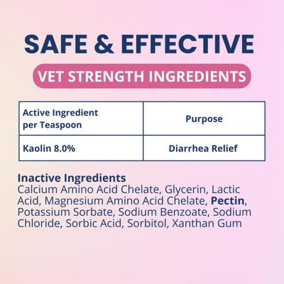 Anti-Diarrhea Liquid Supplement for Dogs, 4-fl oz bottle