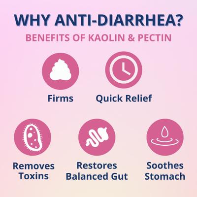 Anti-Diarrhea Liquid Supplement for Dogs, 4-fl oz bottle