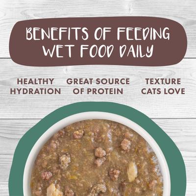 Classic Cat Simmer Down Turkey, Chicken & Salmon in Gravy Stew Cat Food Pouches, 3-oz pouch, 12 count