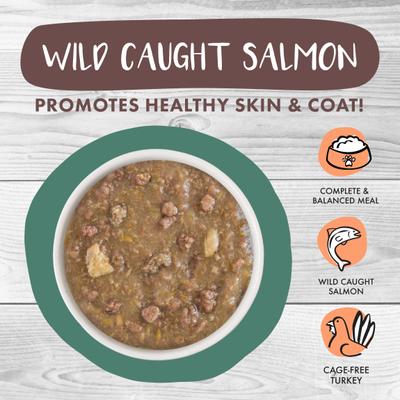 Classic Cat Simmer Down Turkey, Chicken & Salmon in Gravy Stew Cat Food Pouches, 3-oz pouch, 12 count