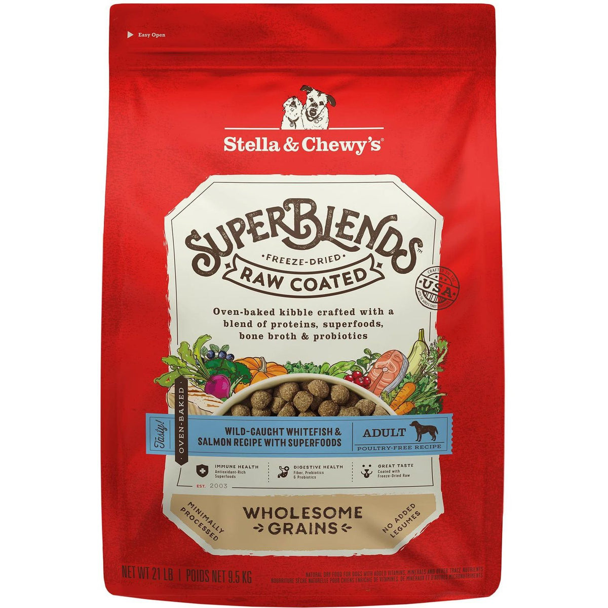SuperBlends Raw Coated Whitefish & Salmon 9.53 kg